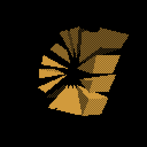 fractured cup gold