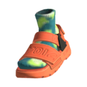 Orange Dadfoot Sandals